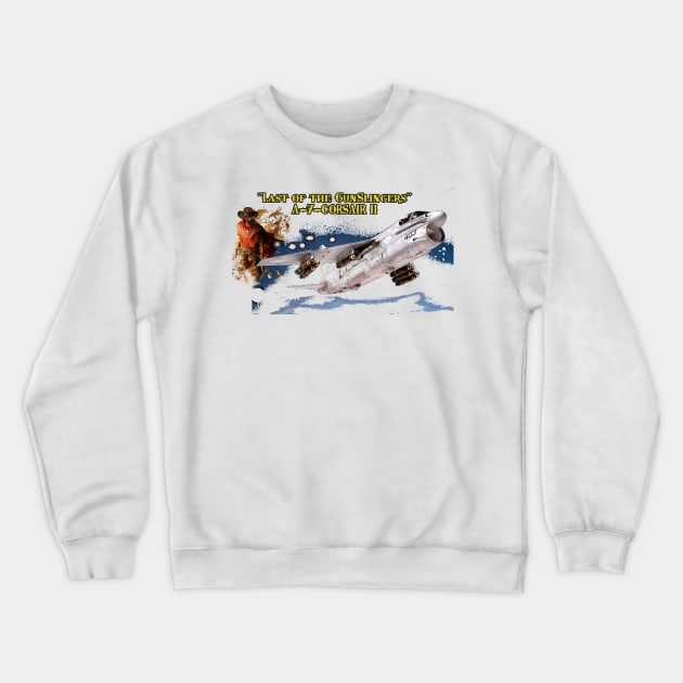 last gun fighter Crewneck Sweatshirt by WarDaddy